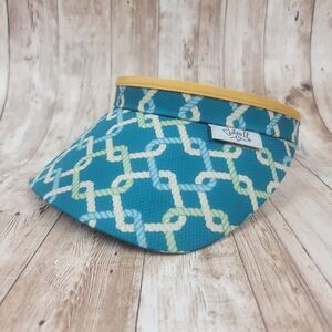 Glove It Blue Green Visor with Coil Closure Tennis Golf